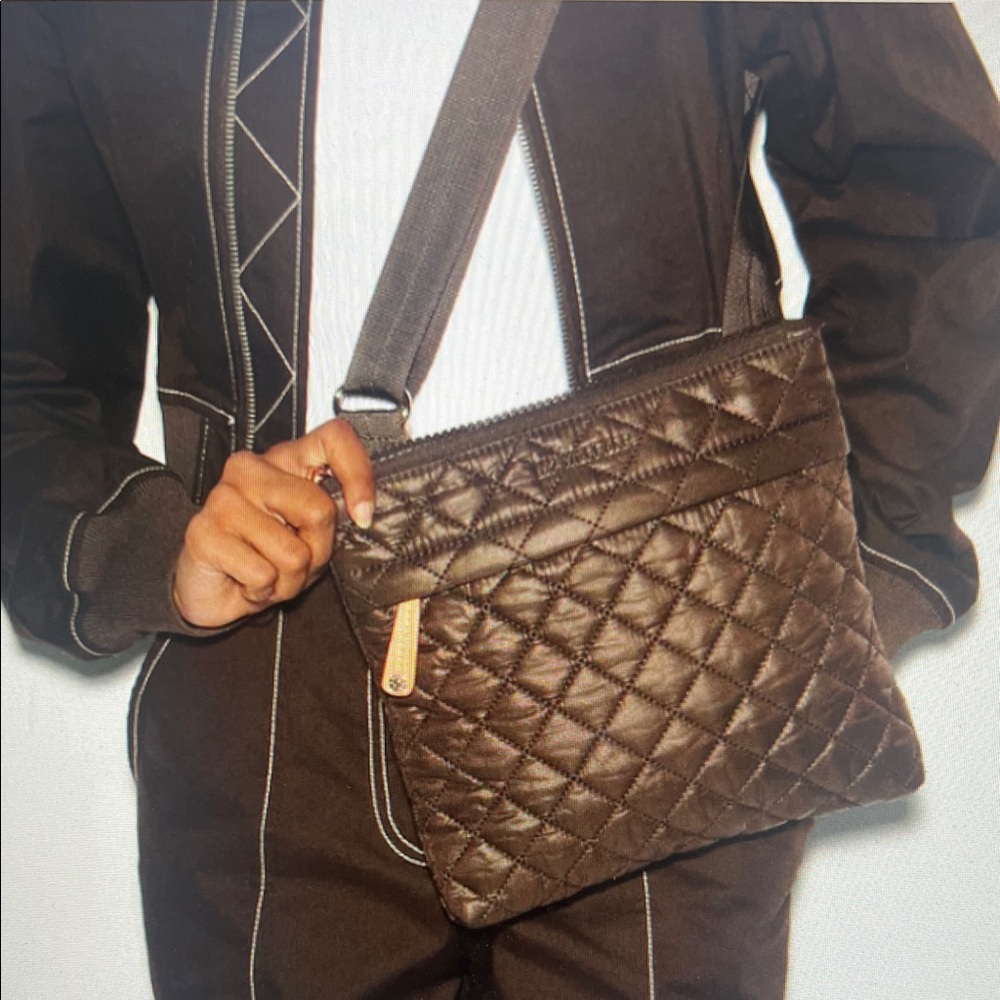 MZ Wallace Metro Flat Crossbody Walnut - Picture 6 of 6